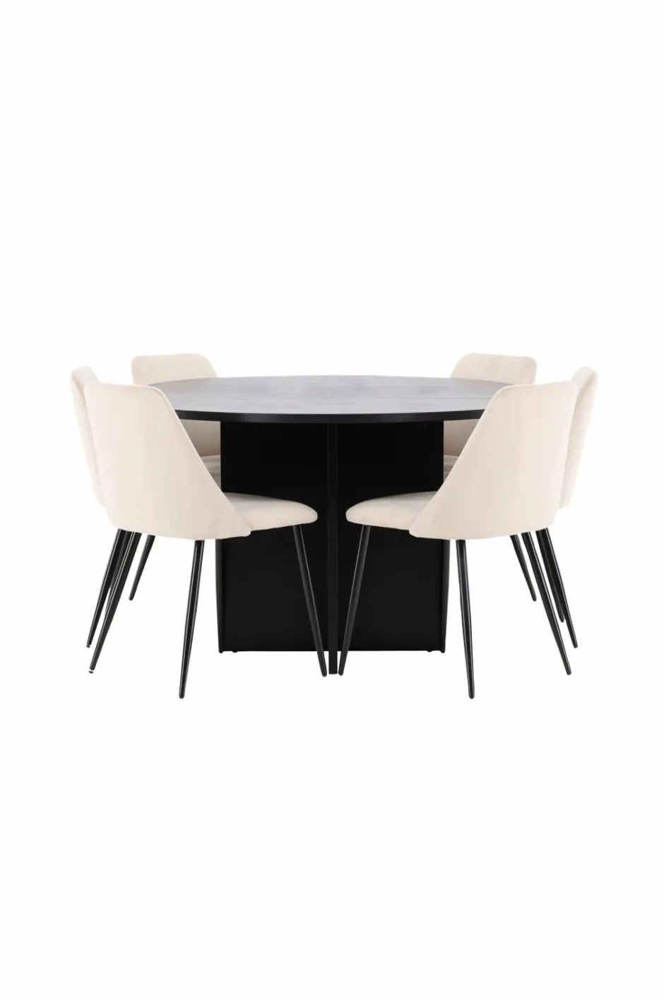Best Venture Home Spisebord Strada med stol Night Beige