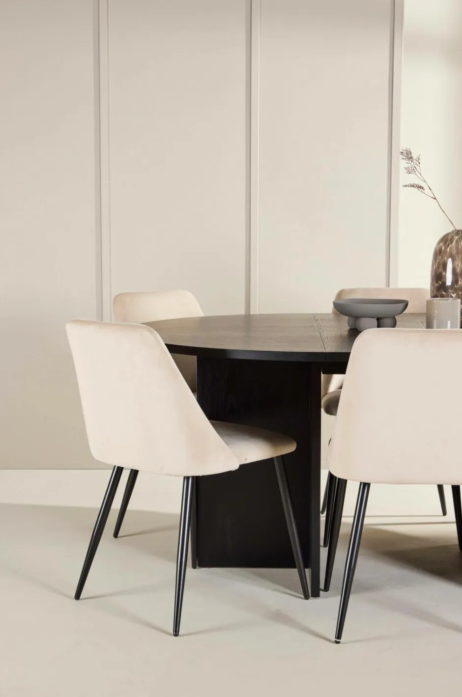Best Venture Home Spisebord Strada med stol Night Beige