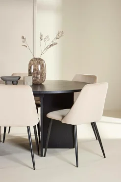 Best Venture Home Spisebord Strada med stol Night Beige