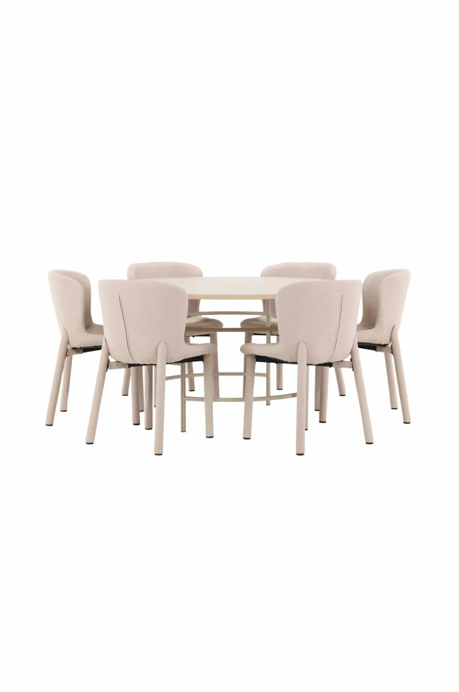 Venture Home Spisebord Copenhagen med Astoria-stol Beige