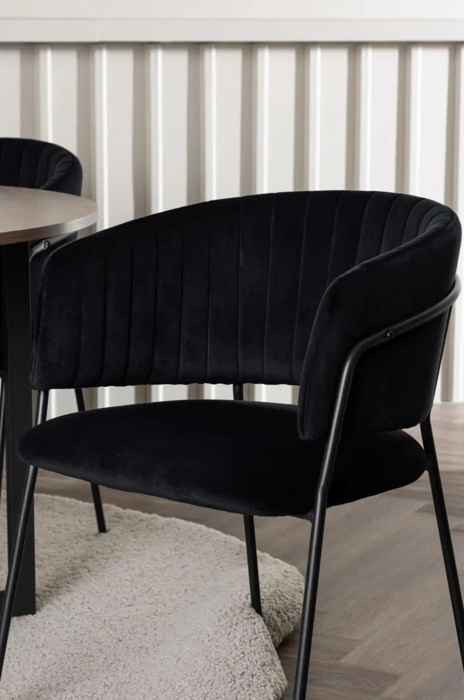 Hot Venture Home Spisegruppe Durango med 4 stk. stole Selma Black