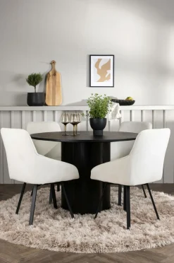 Venture Home Spisegruppe Olivia med 4 stole Rosie Beige