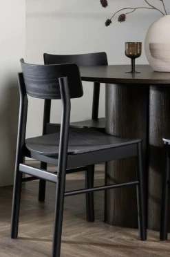 Venture Home Spisegruppe Olivia og stolene Montros Sort