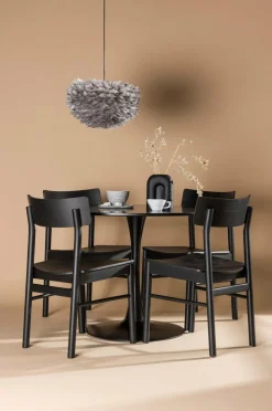 Venture Home Spisegruppe Glade og stolene Montros Sort