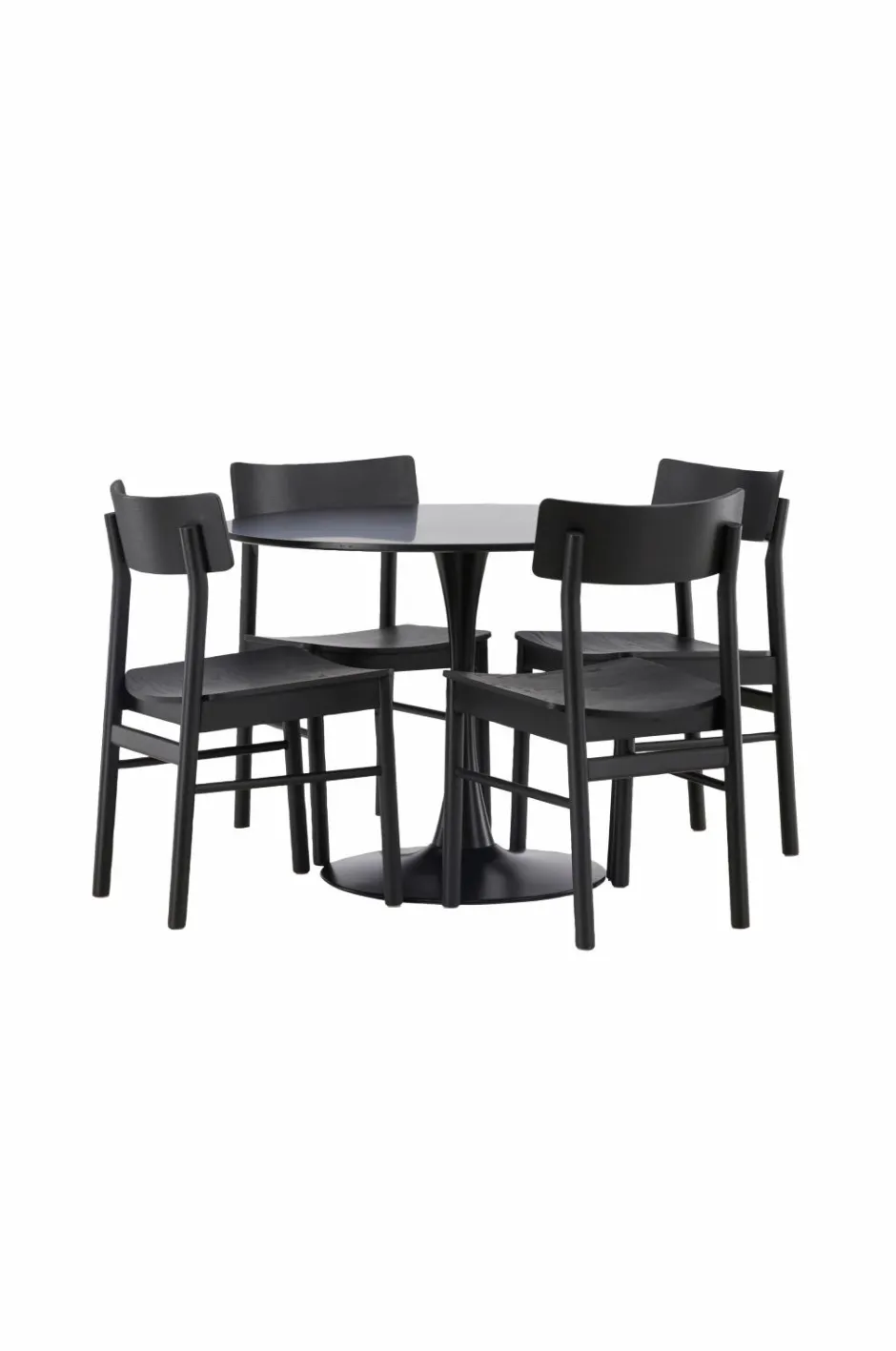 Venture Home Spisegruppe Glade og stolene Montros Sort