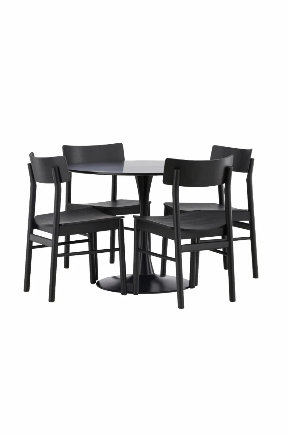 Venture Home Spisegruppe Glade og stolene Montros Sort