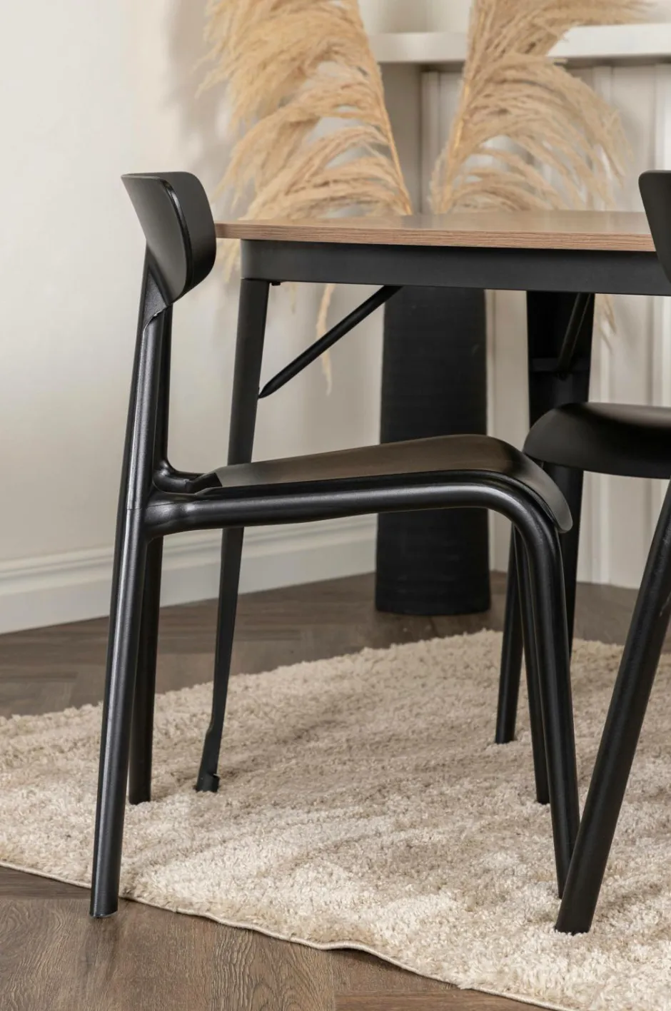 Discount Venture Home Spisegruppe Tempe med 4 stole Ursholmen Walnut
