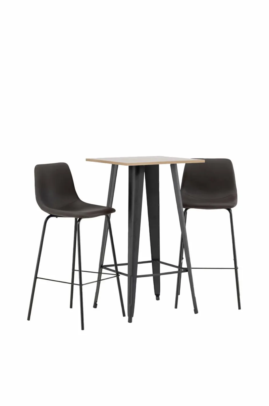 Venture Home Spisegruppe Tempe med 2 stole Alexi Walnut