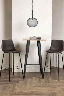 Venture Home Spisegruppe Tempe med 2 stole Alexi Walnut