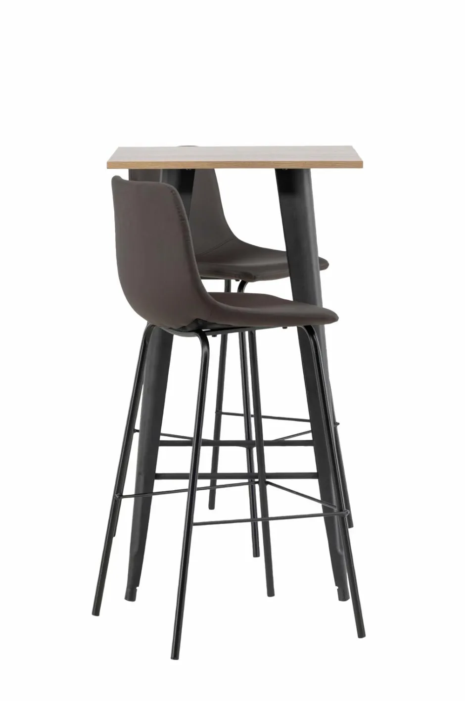 Venture Home Spisegruppe Tempe med 2 stole Alexi Walnut