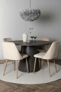 Discount Venture Home Spisegruppe Lanzo med 4 stole Night Black