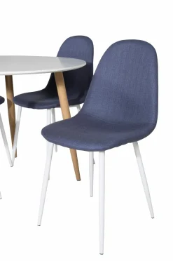 Discount Venture Home Spisegruppe Plaza med stole Polar Blå
