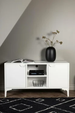 Best Venture Home TV-bænk Piring Sort/hvid