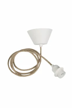 Best watt & VEKE Ceiling cable set al E27 Natur
