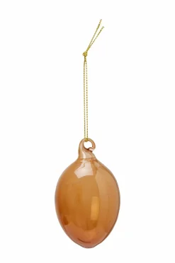 Best Wikholm Form Glass Egg i æske Brun
