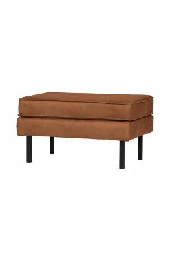 Discount WOOOD Fodskammel Rodeo Cognac