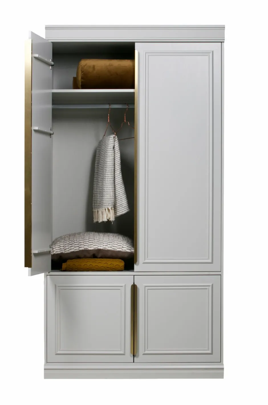 Best WOOOD Garderobeskab Organize, 215x110x62 cm Mist