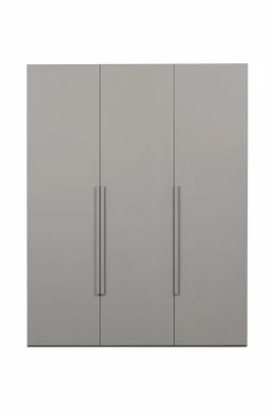 Best WOOOD Garderobeskab 3 låger Rens Pebble grey