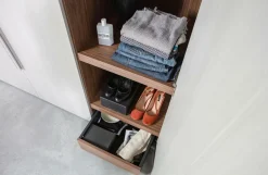 Best WOOOD Garderobeskab 3 låger Rens Pebble grey