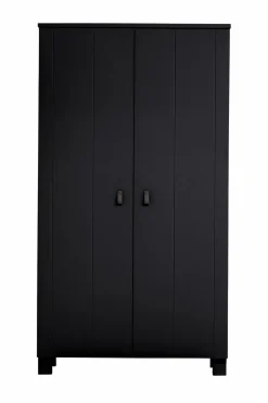 Discount WOOOD Garderobeskab Ties Sort