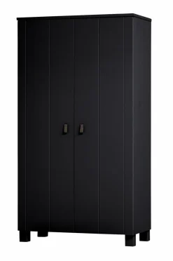 Discount WOOOD Garderobeskab Ties Sort