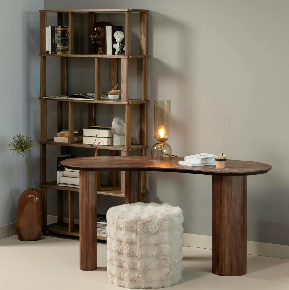Online WOOOD Oven Pouf High Naturlig
