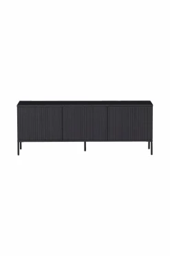 Best WOOOD TV-bænk Gravure New 150 cm Sort mat sort