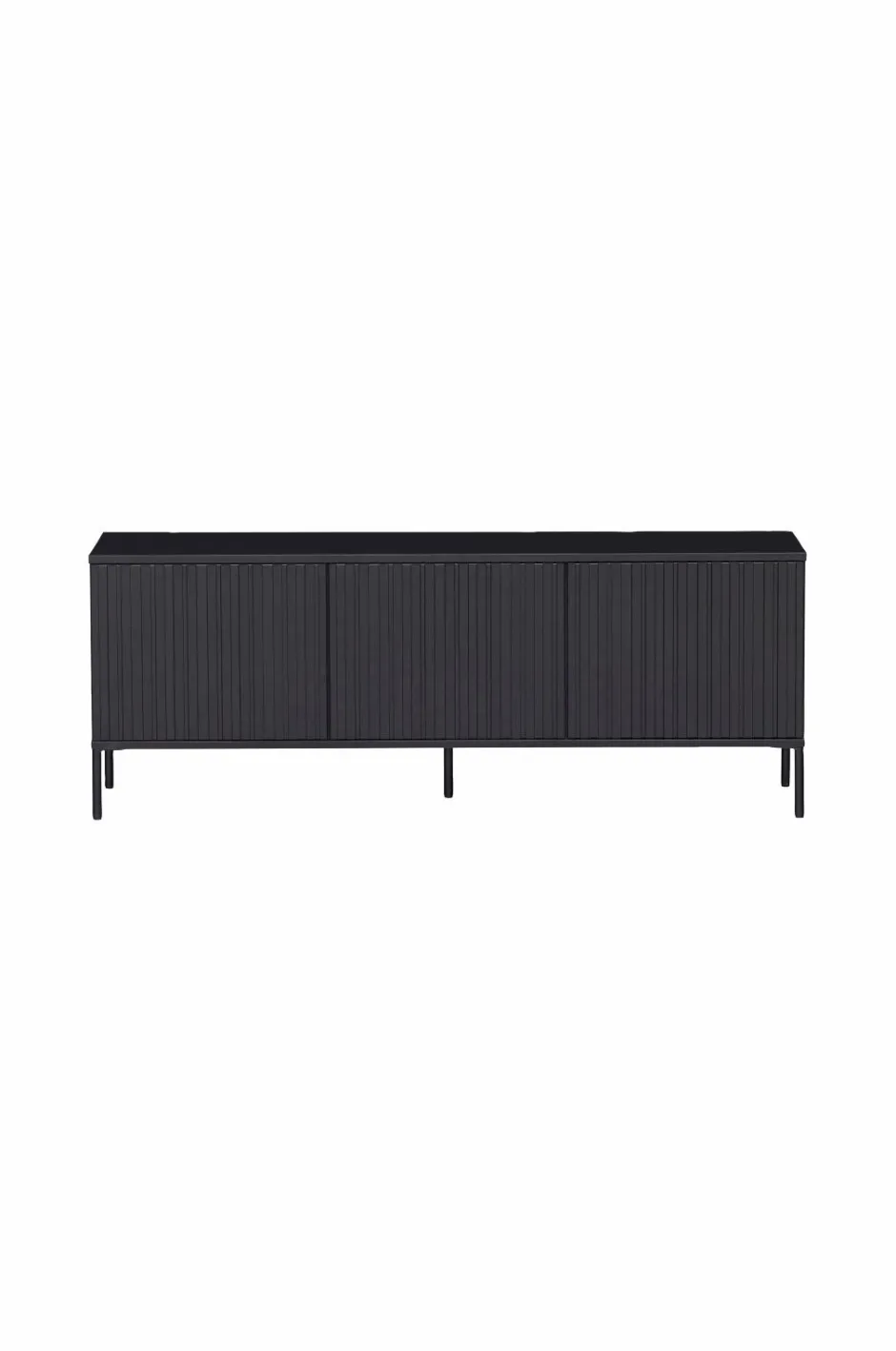 Best WOOOD TV-bænk Gravure New 150 cm Sort mat sort