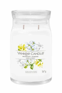 Clearance Yankee Candle Signature Midnight Jasmine Large Jar