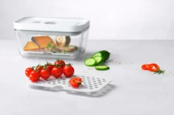 Discount ZWILLING Drypbakker Fresh & Save til glasbeholder M/L 2-pak WHITE