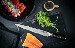 Clearance ZWILLING Forskärarkniv Tanrei 23 cm Brun, grå