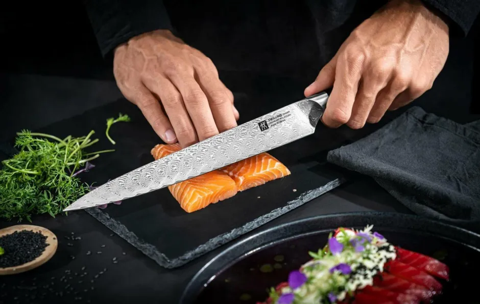 Clearance ZWILLING Forskärarkniv Tanrei 23 cm Brun, grå