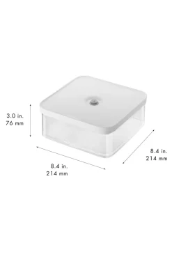 Hot ZWILLING Forvaringsboks Fresh & Save Cube L Hvid, gennemsigtig