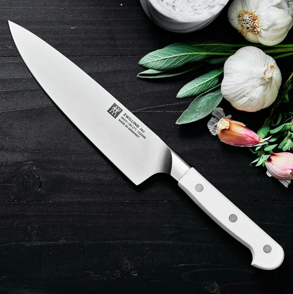 Outlet ZWILLING Kockkniv Pro le blanc 18 cm Hvid