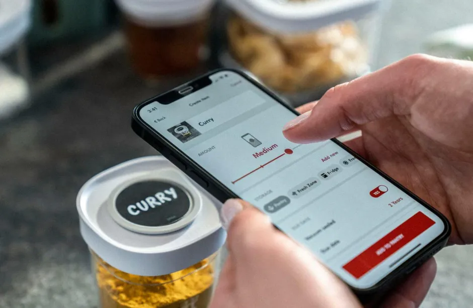 Sale ZWILLING Sæt med holder til etiketter Fresh & Save Cube 3 dele Hvid, gennemsigtig