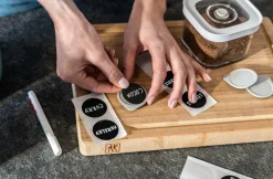 Sale ZWILLING Sæt med holder til etiketter Fresh & Save Cube 3 dele Hvid, gennemsigtig