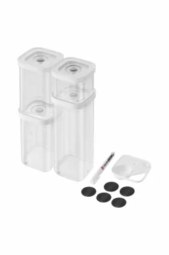 New ZWILLING Startset Fresh & Save Cube S 6 dele Hvid, gennemsigtig