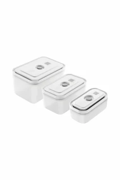 ZWILLING Vakuumbeholdere Fresh & Save 3 stk. S, M og L Plast Semitransparent-Grey